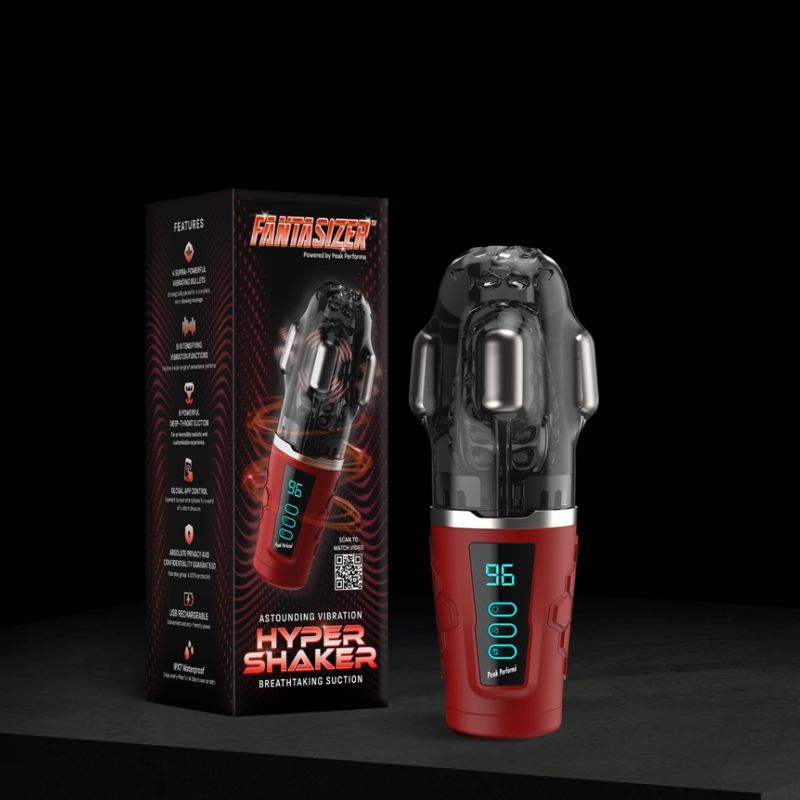 Hypershaker Automatic App Controlled Masturbator with LCD and Vibrations