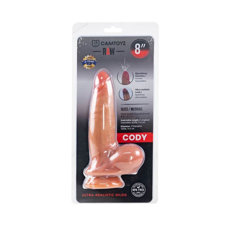 Raw Dildo Ultra Realistic Renato – 20cm Squirting Dildo