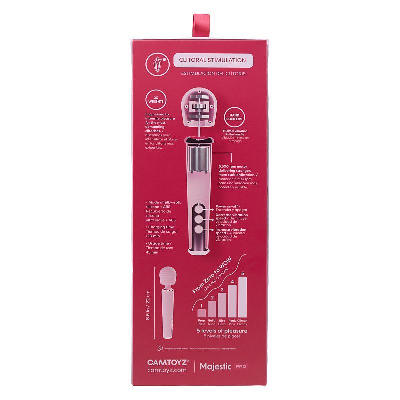 Intense Camtoyz Wand Vibrator – App-Controlled Powerful Wand Vibrator