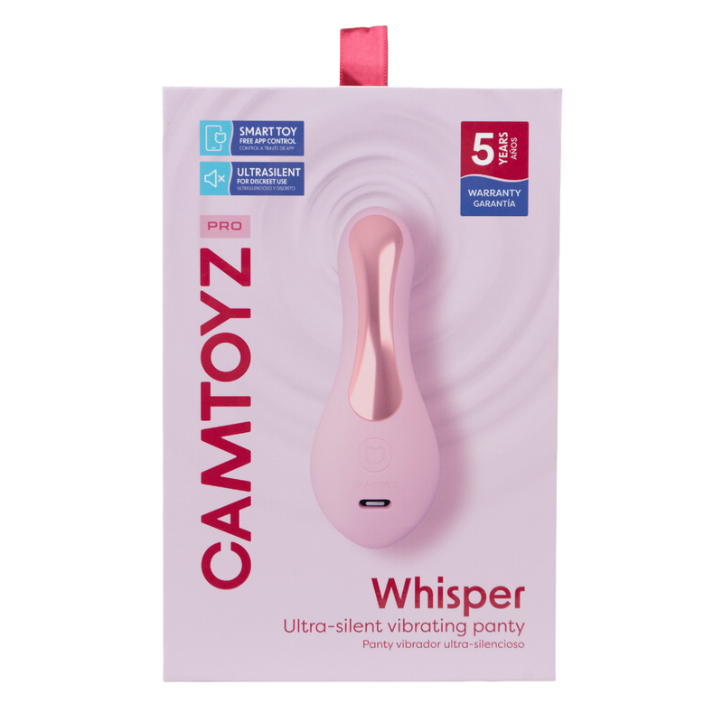 Whisper Camtoyz Ultra Silent App-Controlled Vibrating Panty