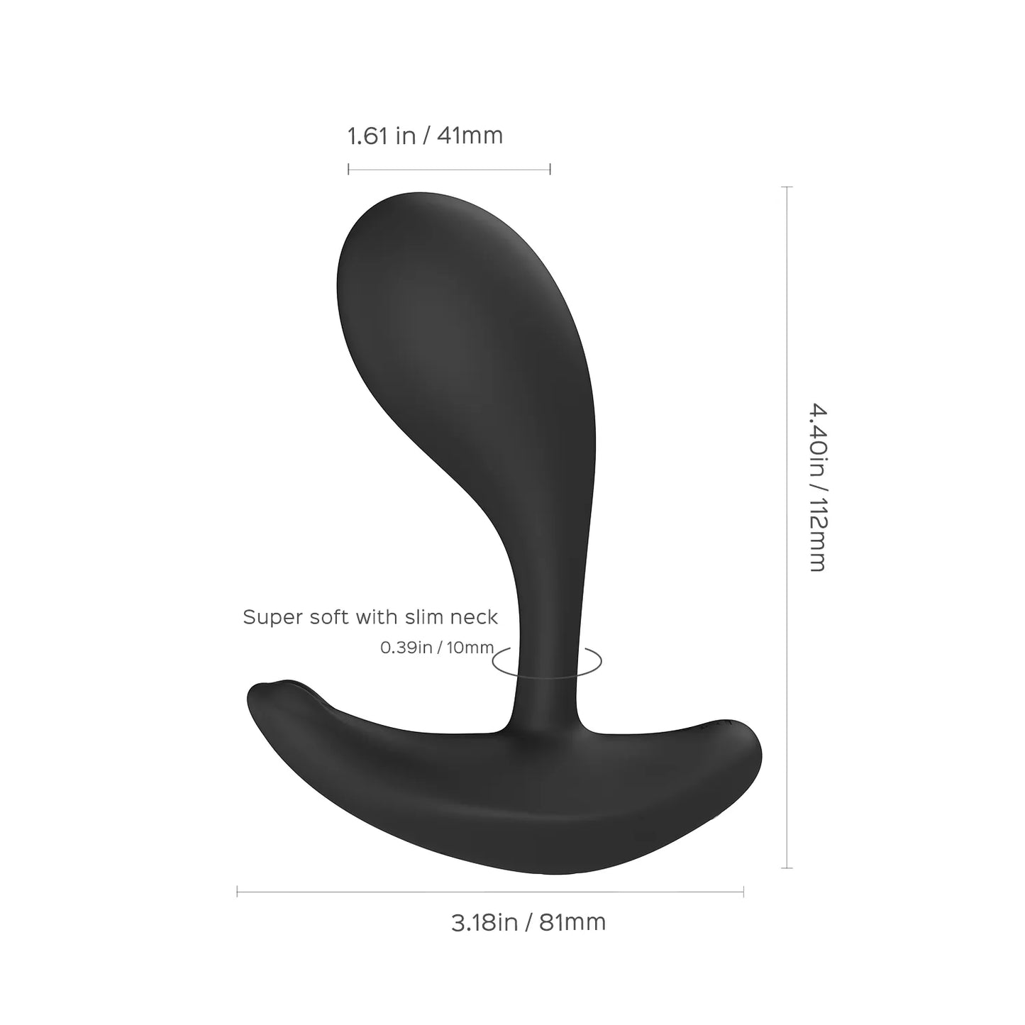 Oly 2 (Black) – App-Enabled Wearable Vibrator