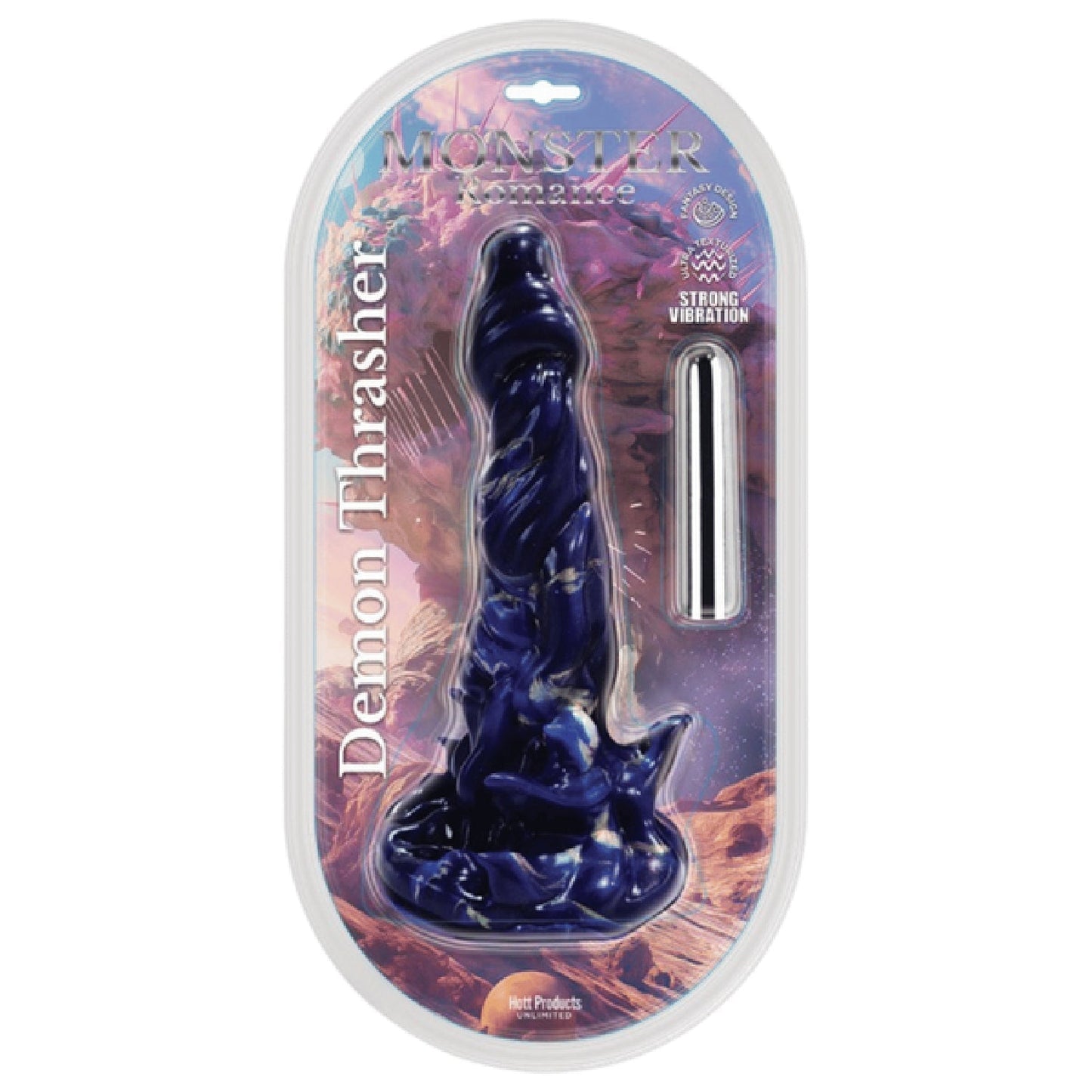 Demon Thrasher – Fantasy-Inspired 5.5" Insertable Vibrating Probe