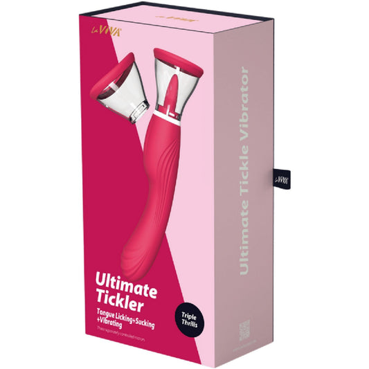 LaViva Ultimate Tickler – Multi-Function 10 Inch Tongue Licking Vibrator