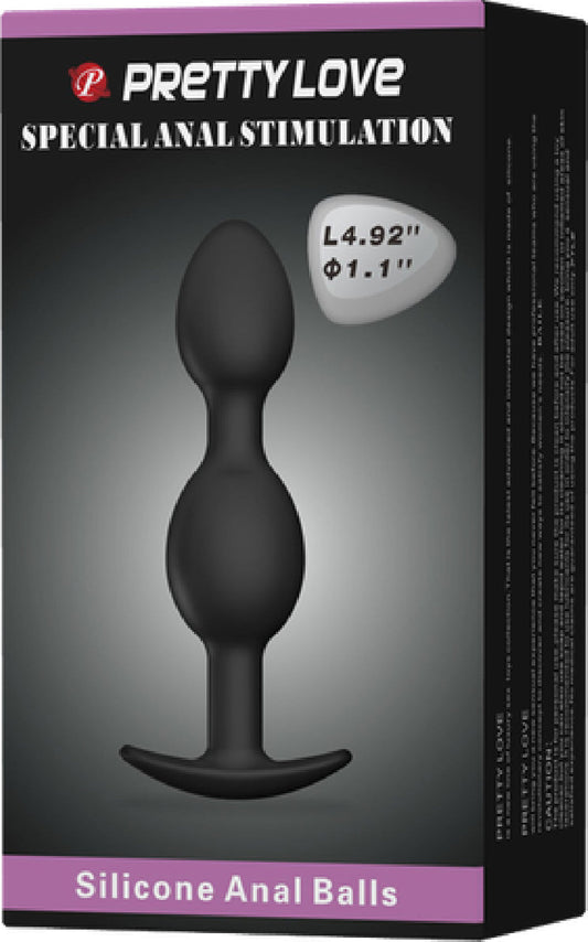 Pretty Love Silicone Anal Balls – 4.92 Inch Silicone Anal Toy