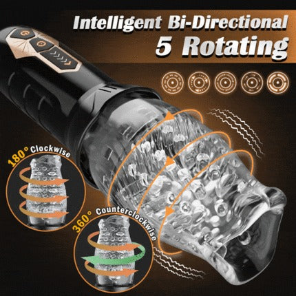 TORNADO - Rotating Vibrating Male Stroker Masturbation Cup
