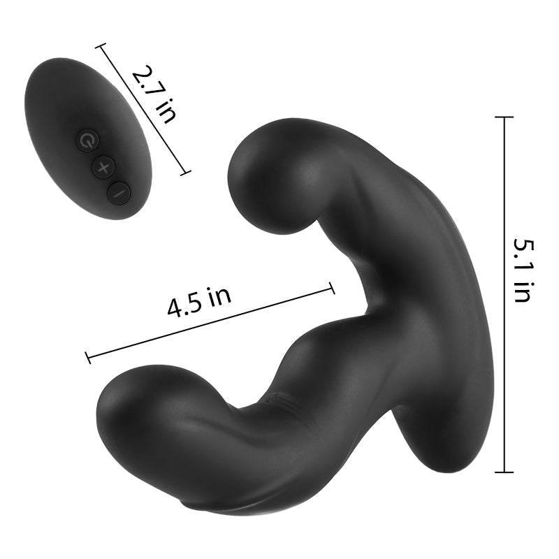 10 Vibrating & Swaying Heating Prostate Massager for P and G Spot Anal Toys