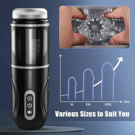 Chainsaw - Telescopic Rotation Male Stroker Masturbation Cup