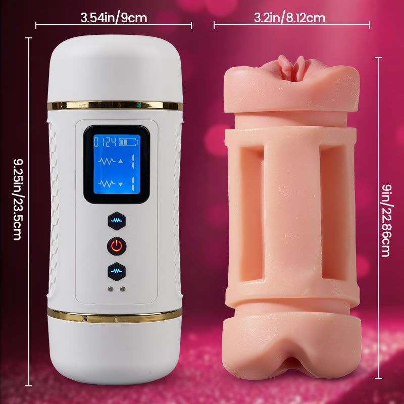Throb - Dual-End Vibrating Stamina Trainer Edging Delay & Endurance Builder Male Stroker Masturbation Cup
