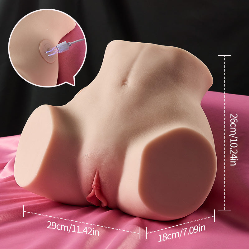 Sienna - Full Waterproof Realistic Butt Thrusting Vibrating Male Sex Toy with Soft TPE Masturbator Masturbators