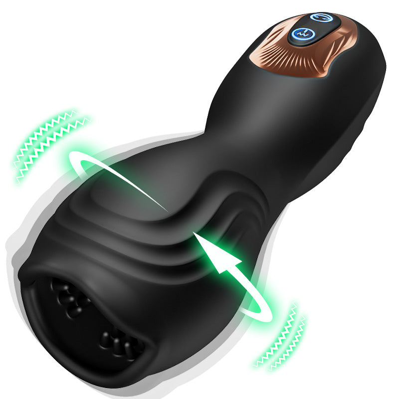 Alex - Stamina Training Endurance Builder Intelligent Twisting Multi-Frequency Vibration Glans Trainer Masturbation Cup