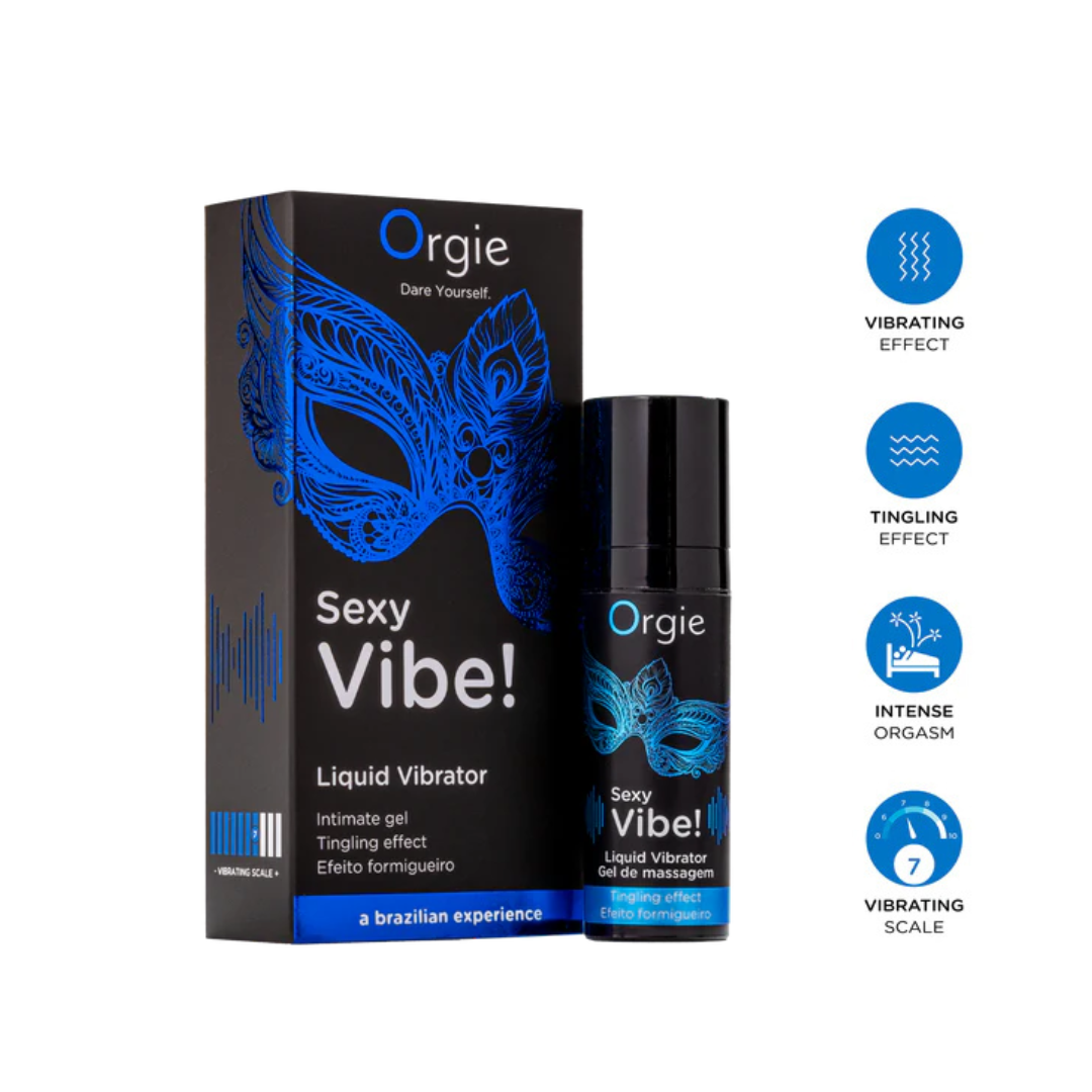 Orgie Sexy Vibe Liquid Vibrator (15 ml) – Premium Intimate Gel