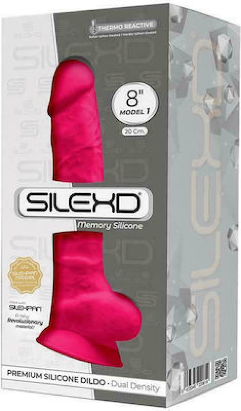 SilexD Model 1 – 8 Inch Dual Density Silicone Dildo