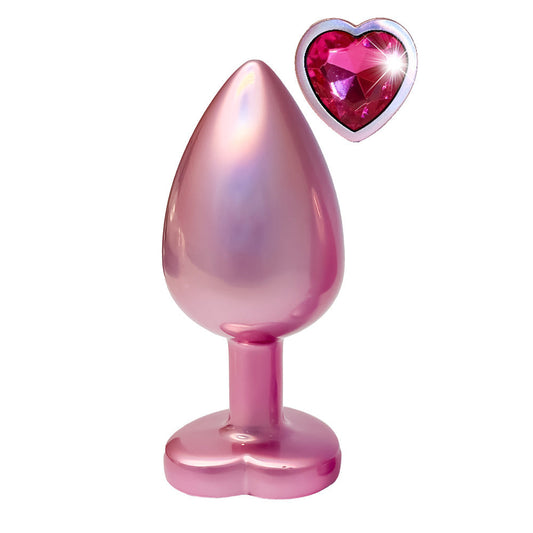 Gleaming Love Pearl Large – Aluminium Butt Plug with Gemstone