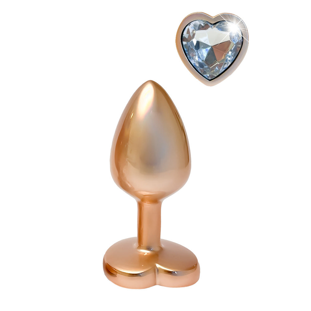 Gleaming Love Pearl Gold Small – Lightweight Aluminium Butt Plug