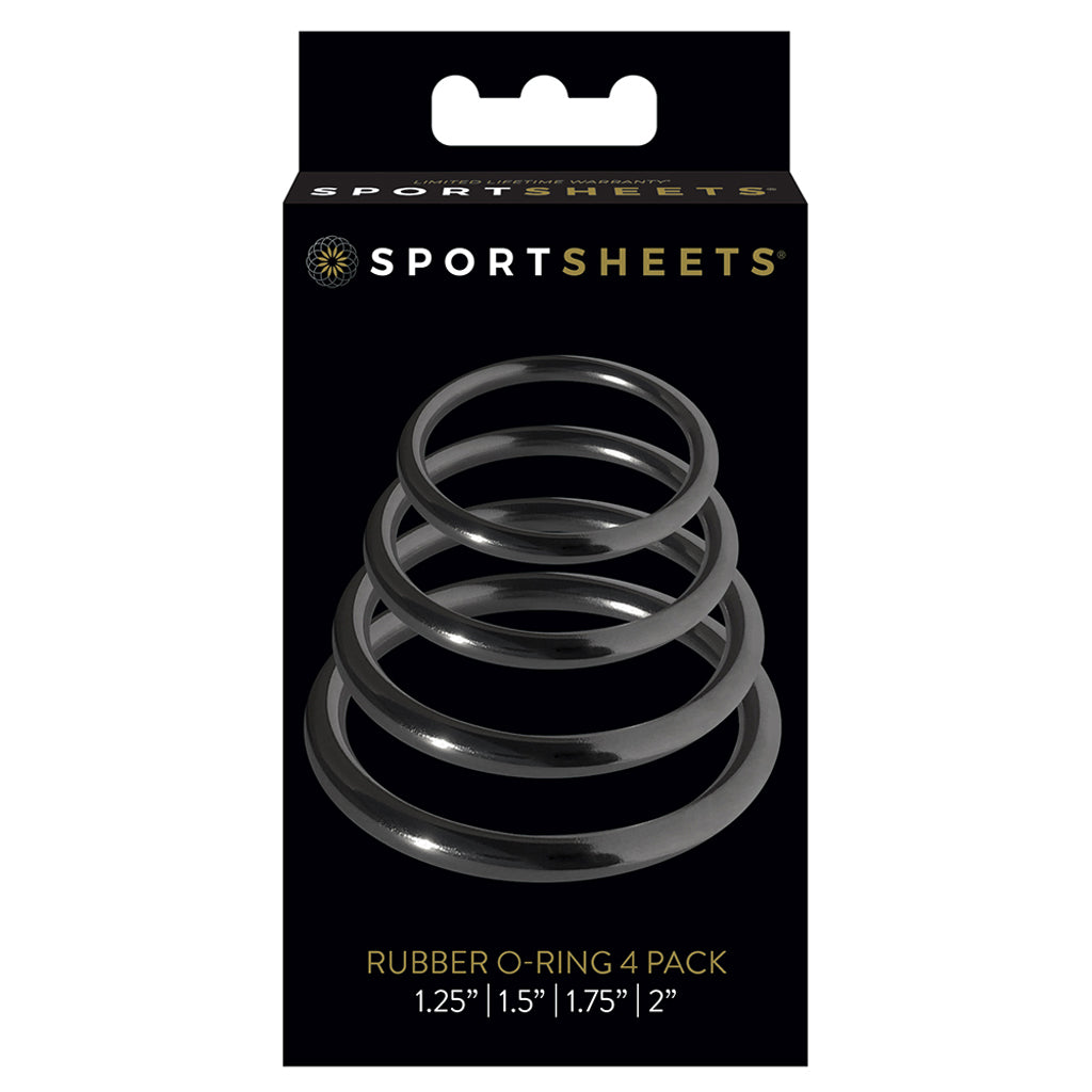Rubber O-Ring 4 Pack Shop by Brand > Sex & Mischief