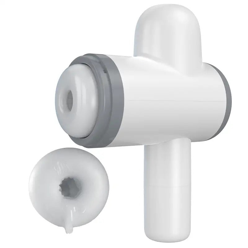 Acmejoy - Automatic Lubrication 8 Thrusting & Sucking Handheld Male Stroker Masturbation Cup