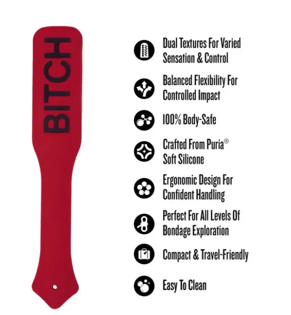 Temptasia Ardor – Body-Safe Silicone Impact Paddle