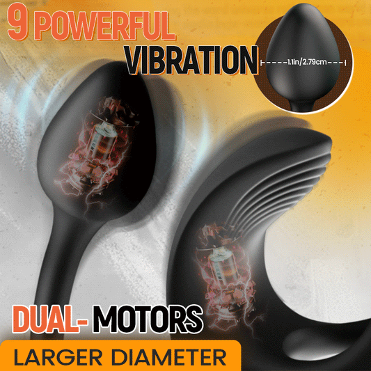 Zenith - Vibrating Anal Plug Prostate Massager with Penis Rings Penis Rings