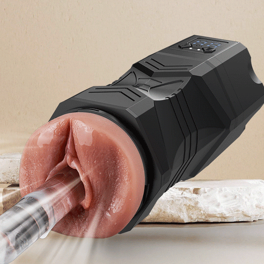 【Free shipping】Captain Titan - 6.5 Inch Massive Real Feel Ergonomic Grip Unbeatable Value Blowjob Stroker Masturbation Cup