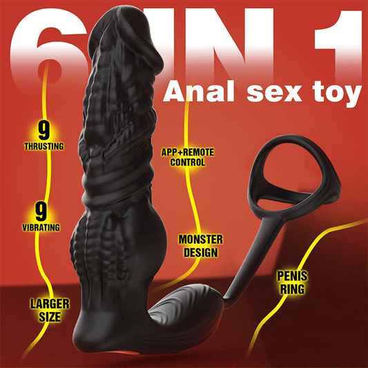 Leonidas – Upgrade Fast Thrusting 6-in-1 Prostate Massager with Remote Control and APP Anal Toys