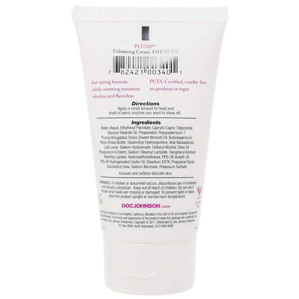 Plump Enhancement Cream for Men 2oz Lubes and Lotions > Sexual Stimulants