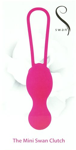 Swan The Mini Swan Clutch Kegel Exerciser Vibrator Pink Silicone Rechargeable