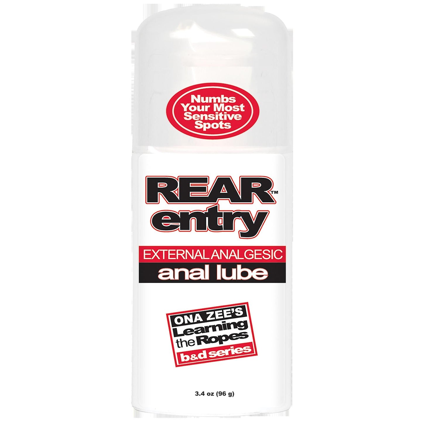 Ona Zee's Rear Entry Anal Lubricant – Desensitising Anal Gel - 96g