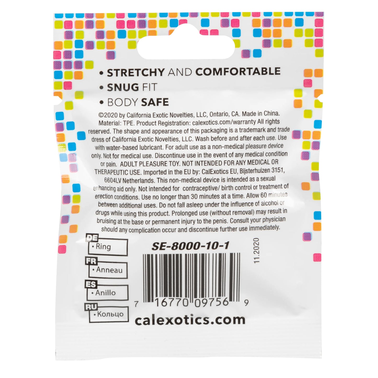 Foil Pack Ring – Stretchy Comfortable Penis Ring