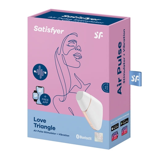 Satisfyer Love Triangle White - Compact Pleasure Device
