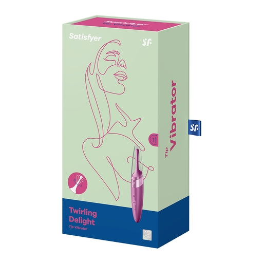Satisfyer Twirling Delight Tip Stimulator in Berry