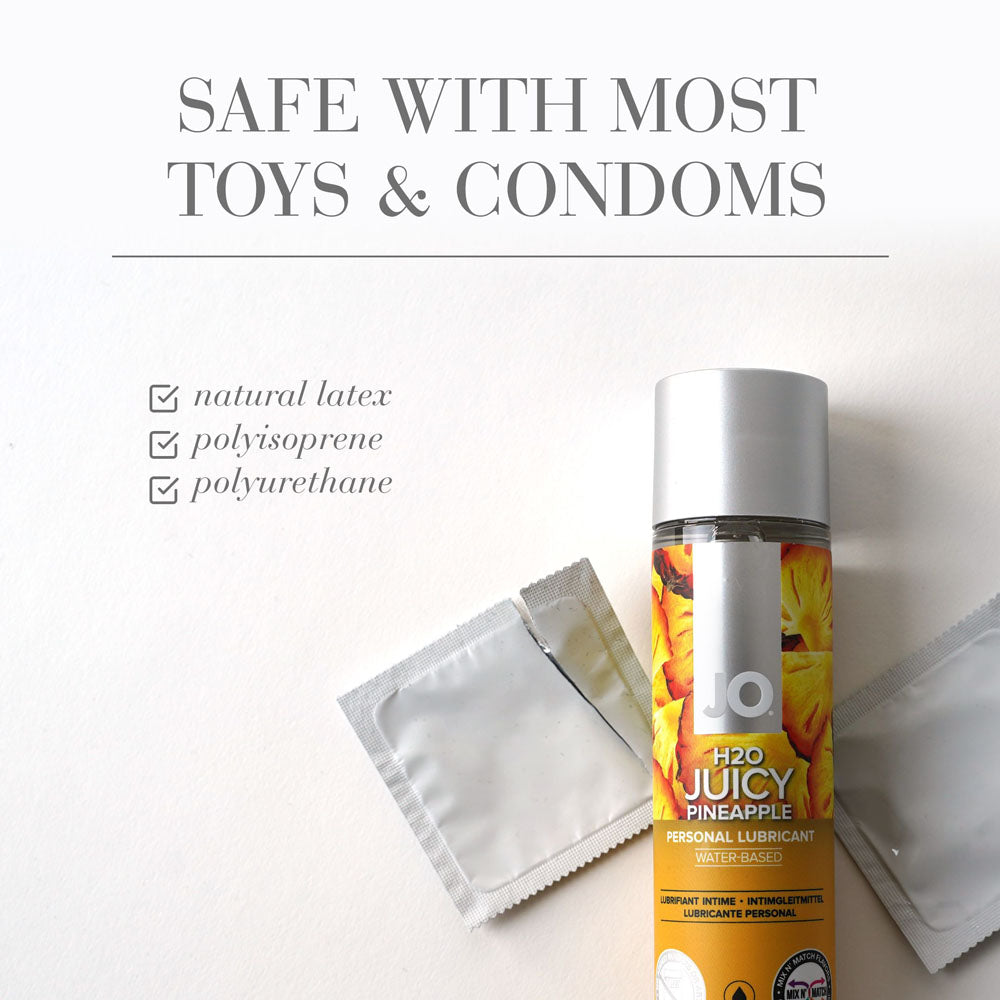 JO H2O Juicy Pineapple (Pineapple Flavored) – Water-Based Lubricant 120 ml