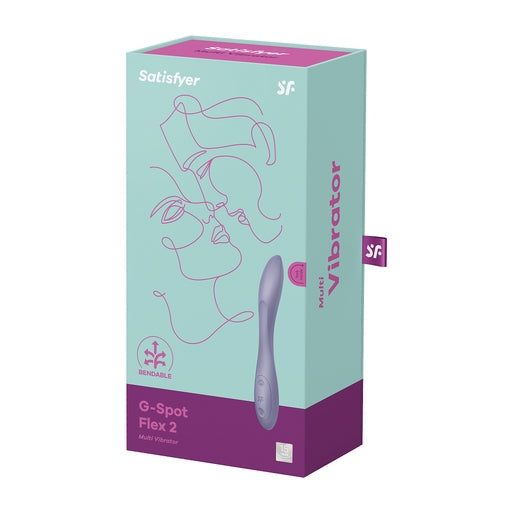 Satisfyer G-Spot Flex 2 Dark Violet Vibrator 8.5 Inches