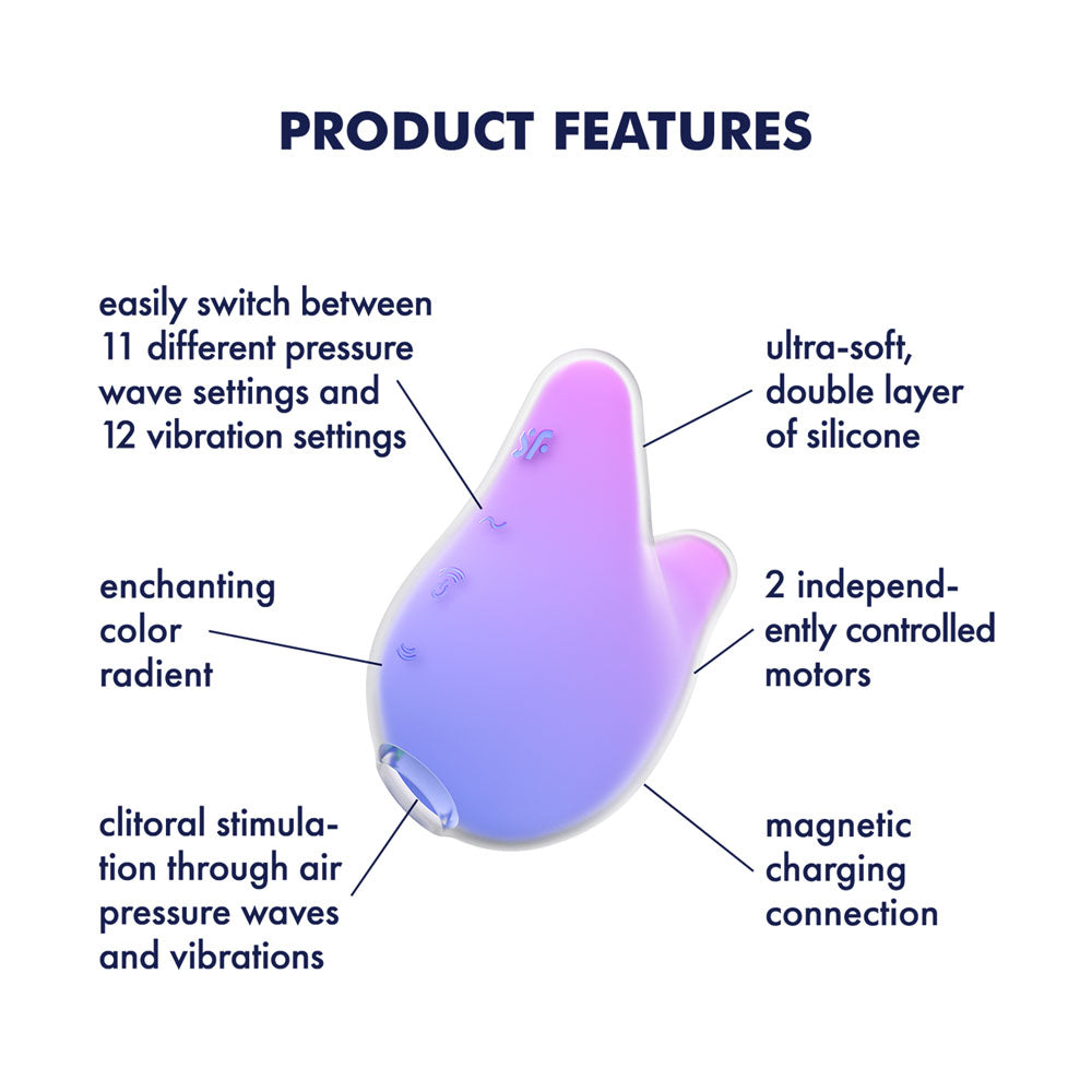 Satisfyer Mermaid Vibes Violet/Pink Stimulator