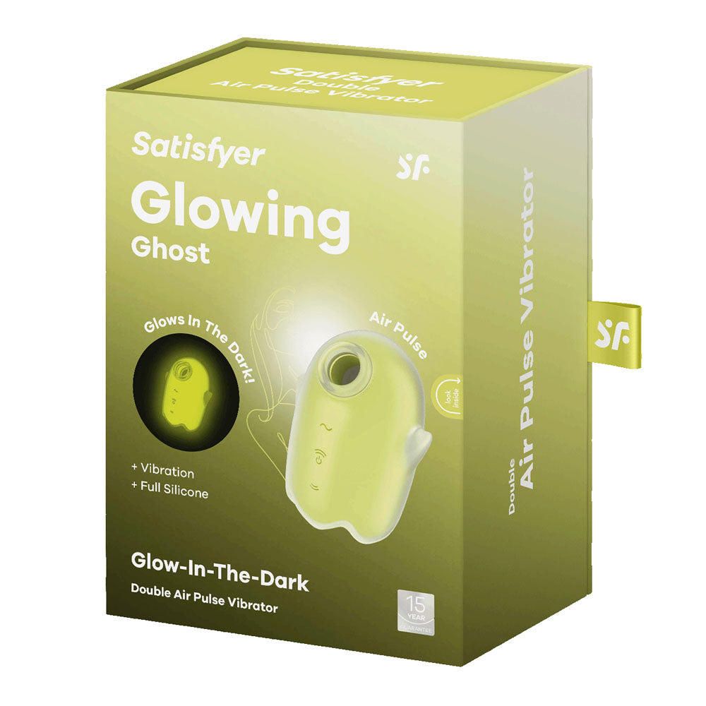 Satisfyer Glowing Ghost – USB Rechargeable Glow in Dark Air Pulse Stimulator