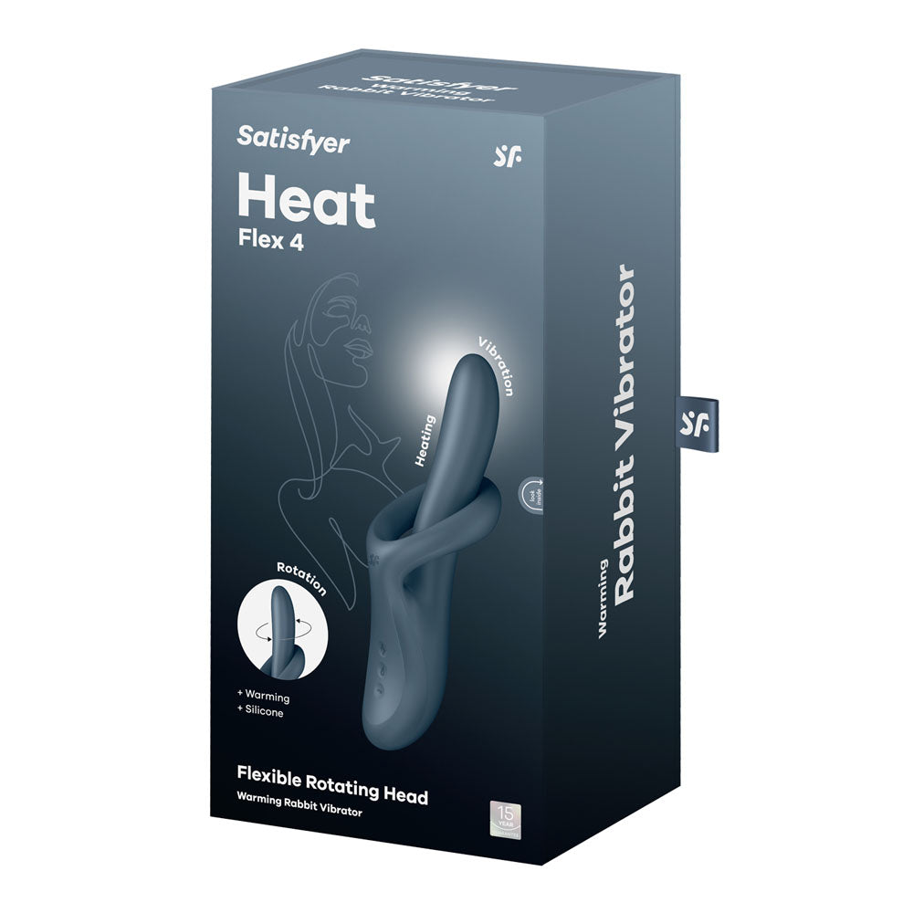 Satisfyer Heat Flex 4 Grey Heating Vibrator