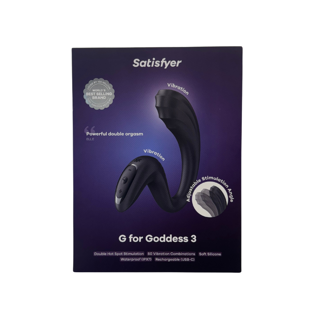 Satisfyer G for Goddess 3 (Dark Grey) – Waterproof Luxury G-Spot Vibrator