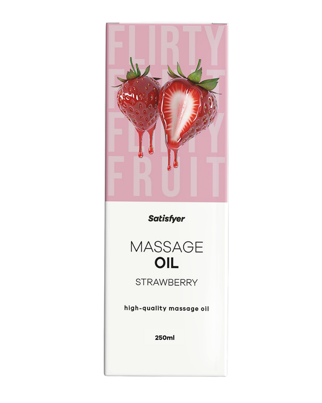 Satisfyer Massage Oil (Strawberry) – Nourishing Moisturizing Massage Oil 250ml