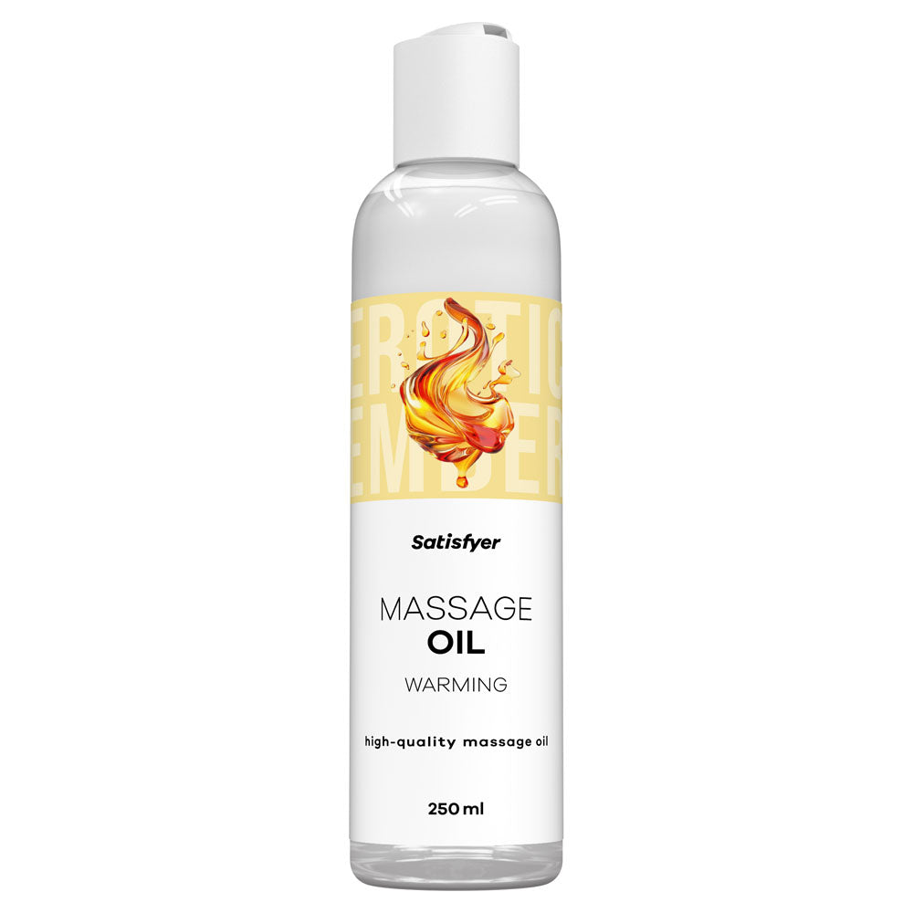 Satisfyer Massage Oil Warming (250 ml) – Warming Massage Oil