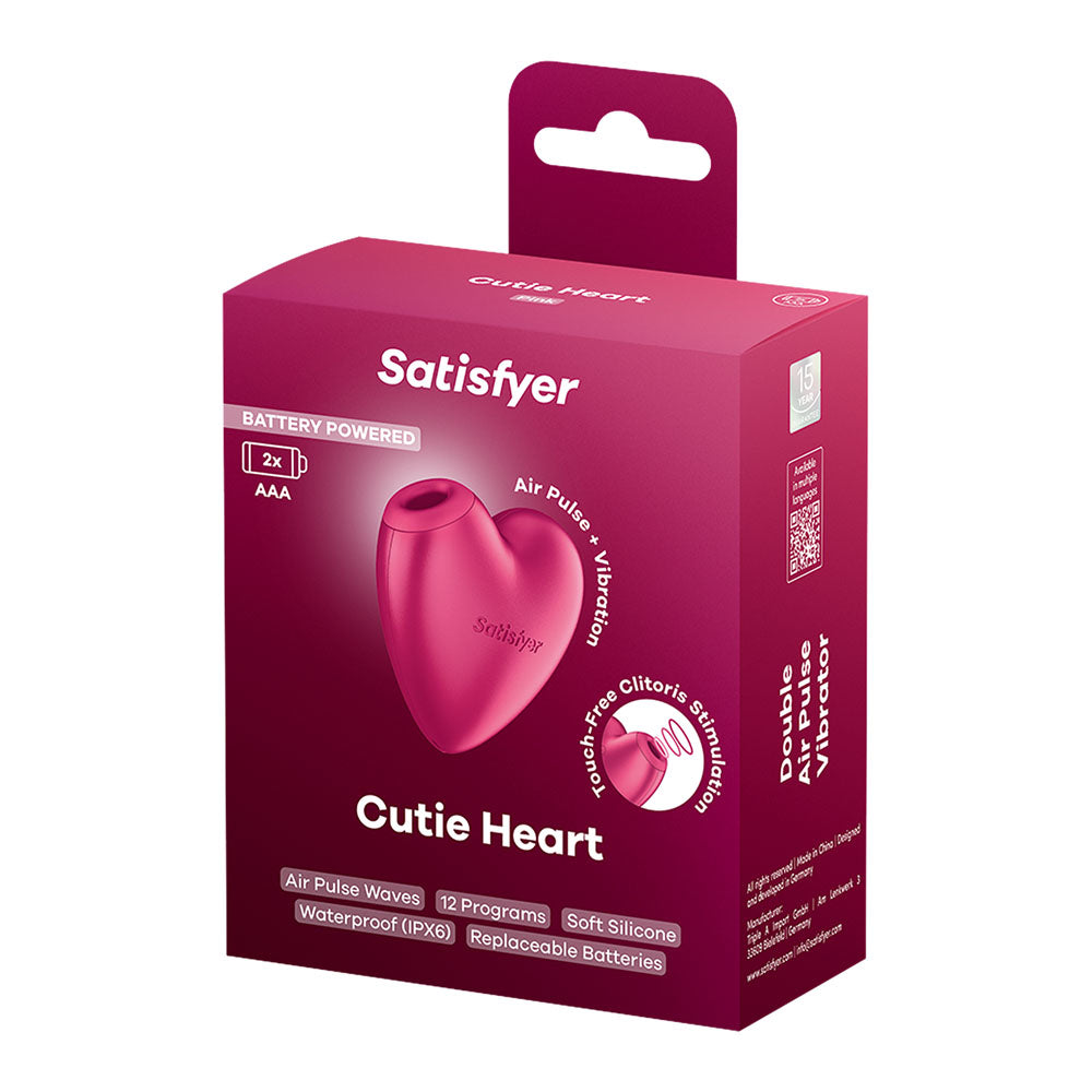 Satisfyer Cutie Heart – Battery Operated Air Pulsation Vibrator
