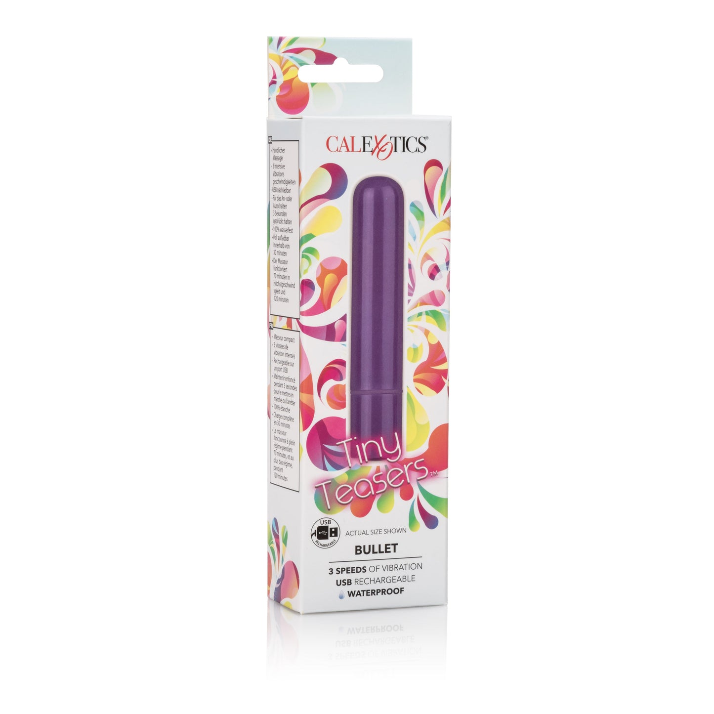 Tiny Teasers Bullet Vibrator Purple Compact Multi-Speed Waterproof