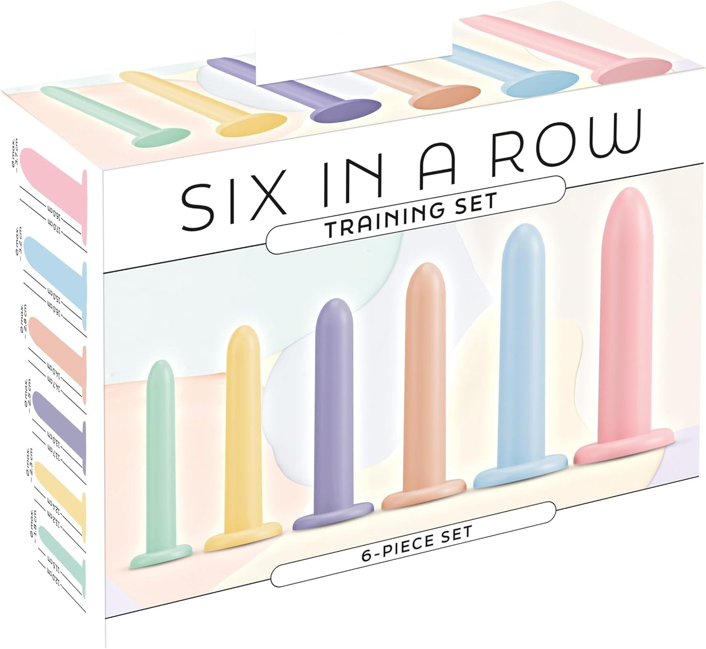 You2Toys Six in a Row – 6-Piece Anal and Vaginal Training Dildo Set