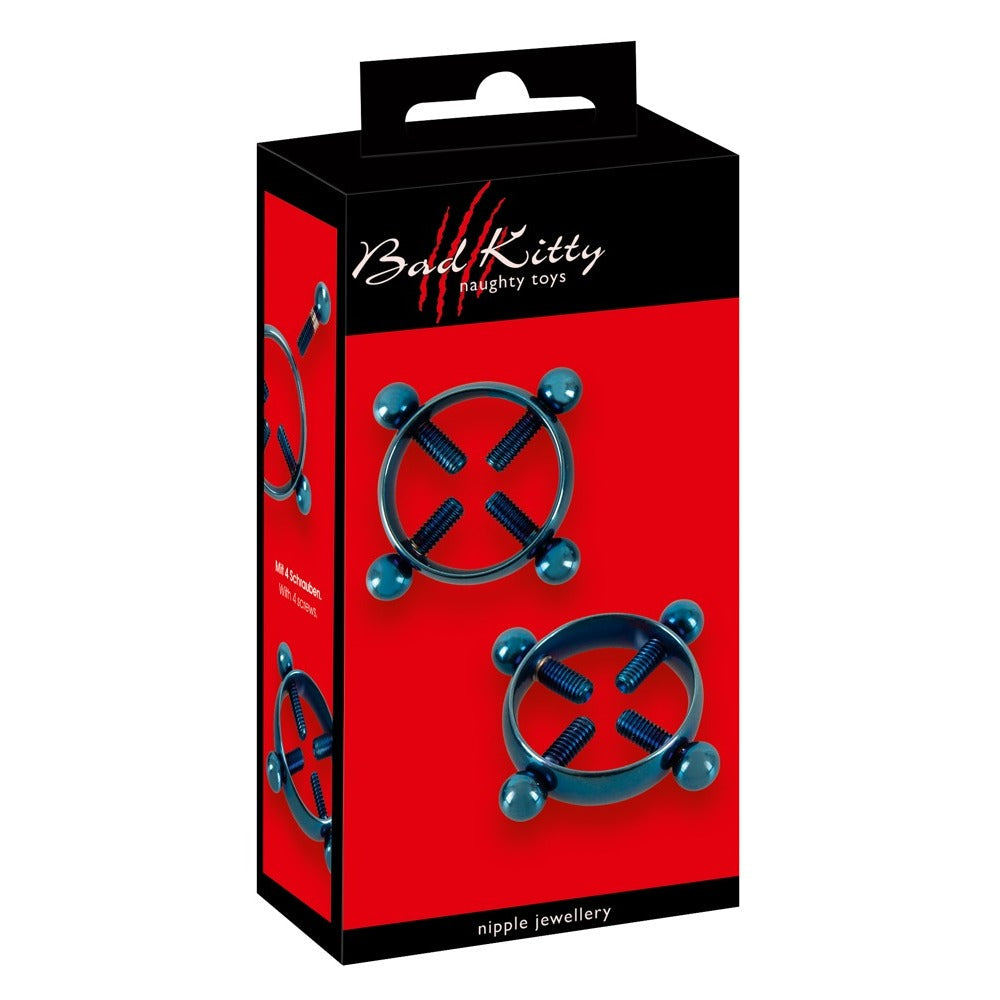 Bad Kitty Blue Moon – Adjustable Stainless Steel Nipple Jewellery Clamp