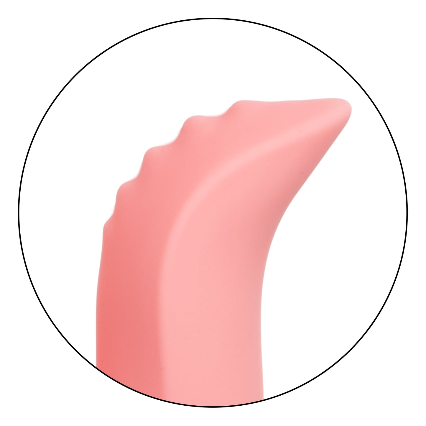 Uncorked Zinfandel Pink Dual Massager with Textured Teaser and 10 Speeds Silicone Vibrator