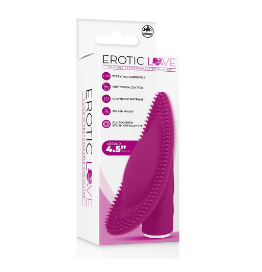 Erotic Love Silicone 10 Speed Vibrator Pink 4.5 Inch