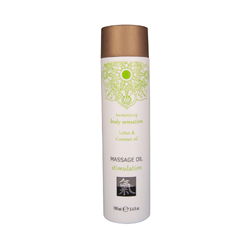 Shiatsu Lotus and Coconut Massage Oil 100ml – Natural Aromatic Massage Oil