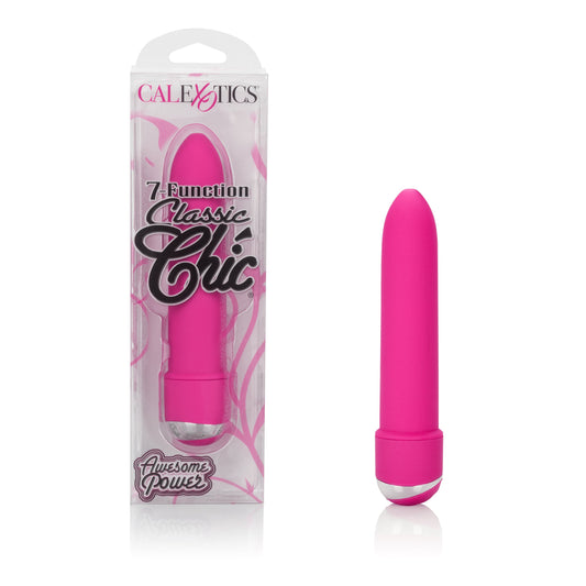 7 Function Classic Chic Pink Mini Vibrator 4.25 Inch > Vibrators > Mini Vibrators