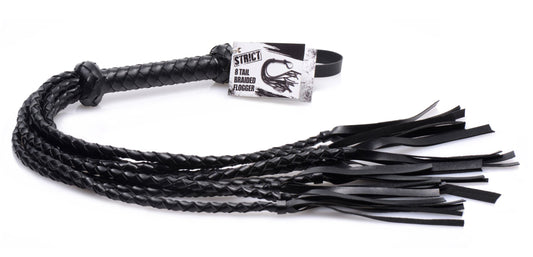 8 Tail Braided Flogger – Durable Leather Bondage Flogger > Bondage Gear > Whips & Floggers