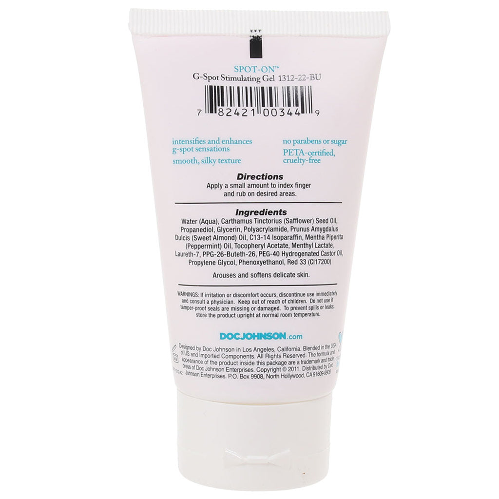 Spot-On G-Spot Stimulating Gel in 2oz/56g Lubes and Lotions > Sexual Stimulants