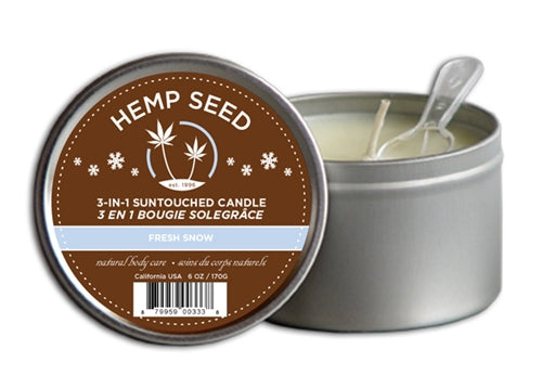 Hemp Seed 3-In-1 Massage Candle Sunsational 170g Aromatic Bliss