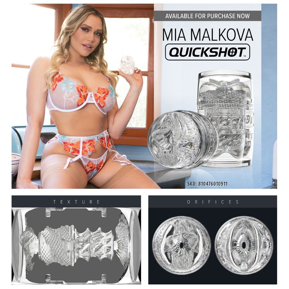 Fleshlight Quickshot Mia Malkova – Dual-Ended Lady and Butt Masturbator